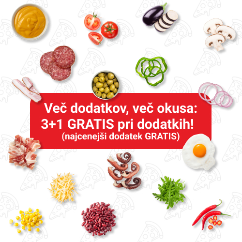 3 plus 1 dodatek gratis